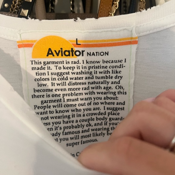AVIATOR NATION TSHIRT - Picture 2 of 3